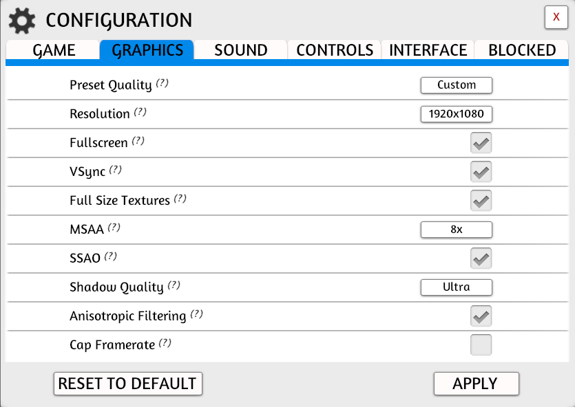 Configuration Menu - Tabletop Simulator Knowledge Base