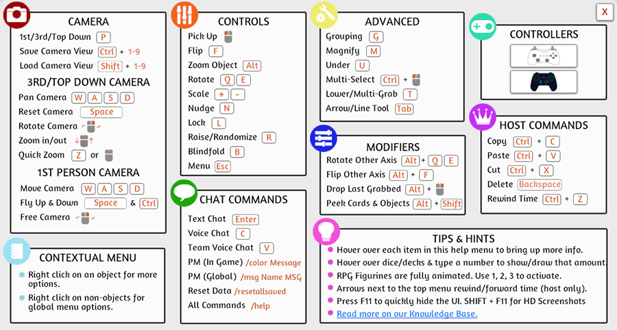 Configuration Menu - Tabletop Simulator Knowledge Base