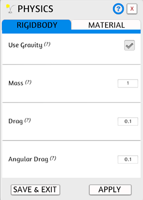 Physics Menu